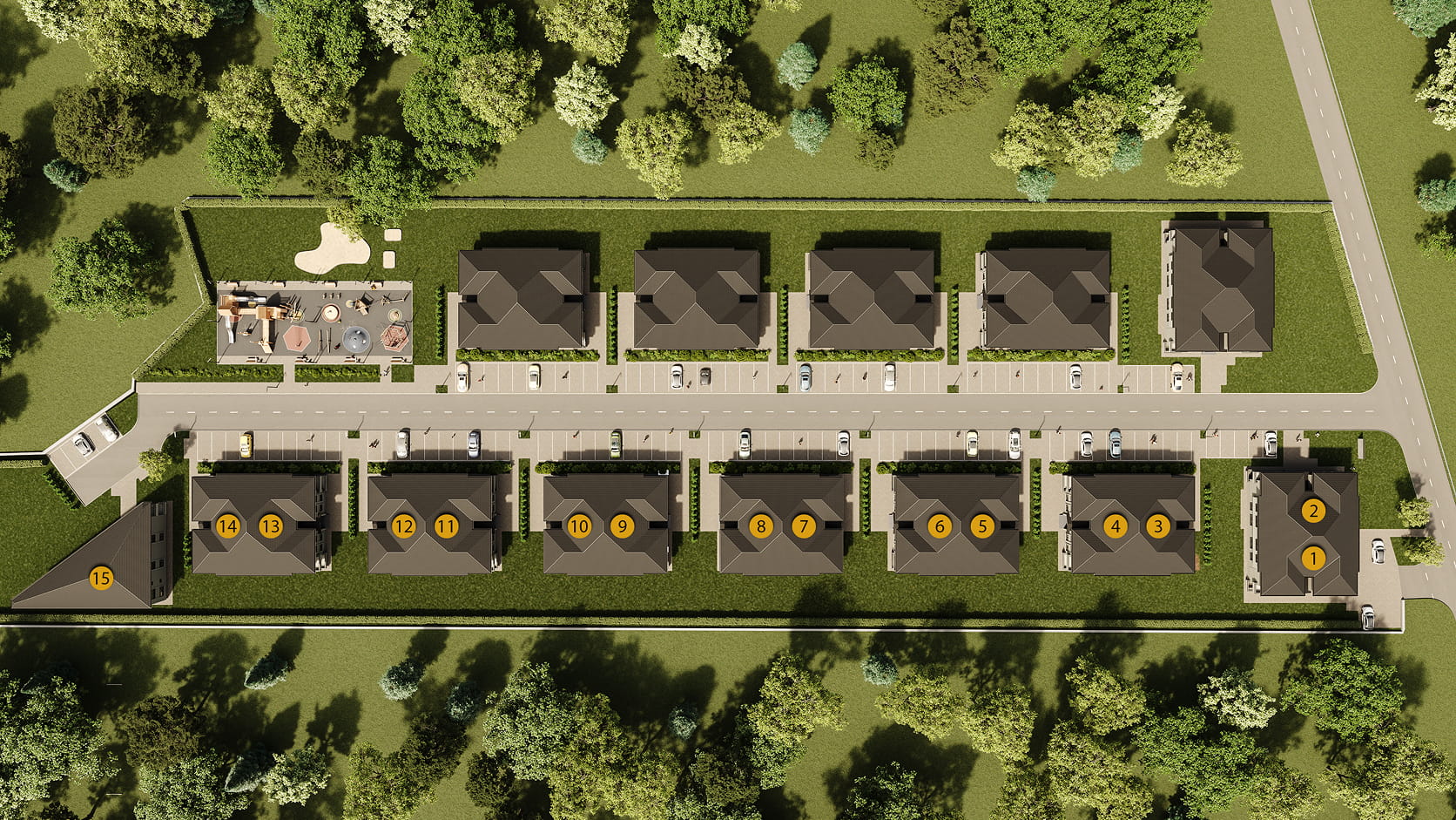 Situacioni plan kompleksa Green Park Jakovo
